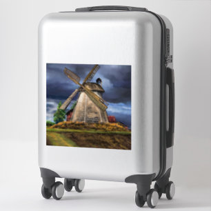 Beautiful Netherlands Windmill Landscape Sticker