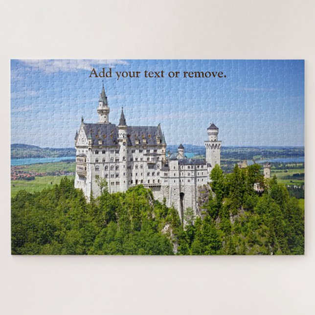 Beautiful Neuschwanstein Castle, Bavaria, Germany, Jigsaw Puzzle (Horizontal)
