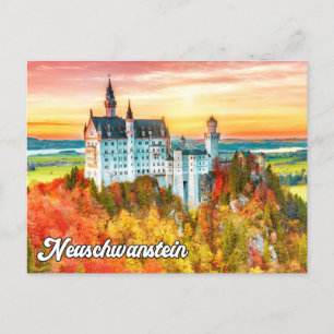 Beautiful Neuschwanstein Castle, Germany Postcard