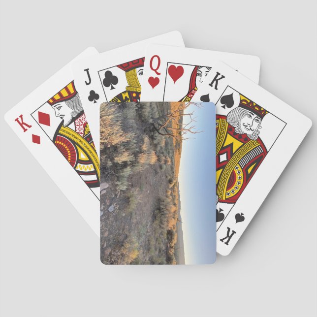 Beautiful Nevada Desert Playing Cards (Back)