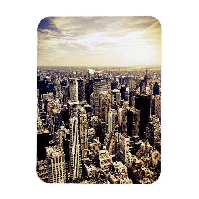 Beautiful New York City Skyscrapers Skyline Magnet (Vertical)