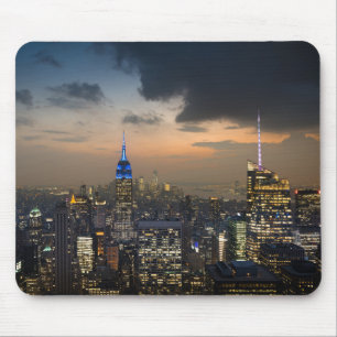 Beautiful New York Evening Skyline Mouse Mat