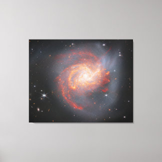 Beautiful NGC 3256 Galaxy | JWST Canvas Print