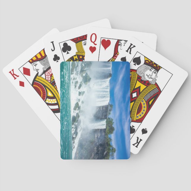 Beautiful Niagara Falls at Midday Playing Cards (Back)