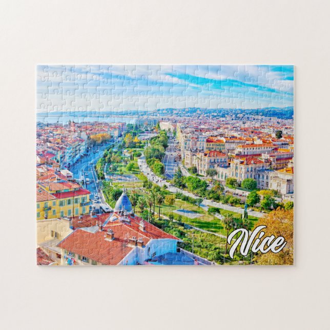 Beautiful Nice, France Jigsaw Puzzle (Horizontal)