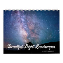 Beautiful Night Landscapes Calendar