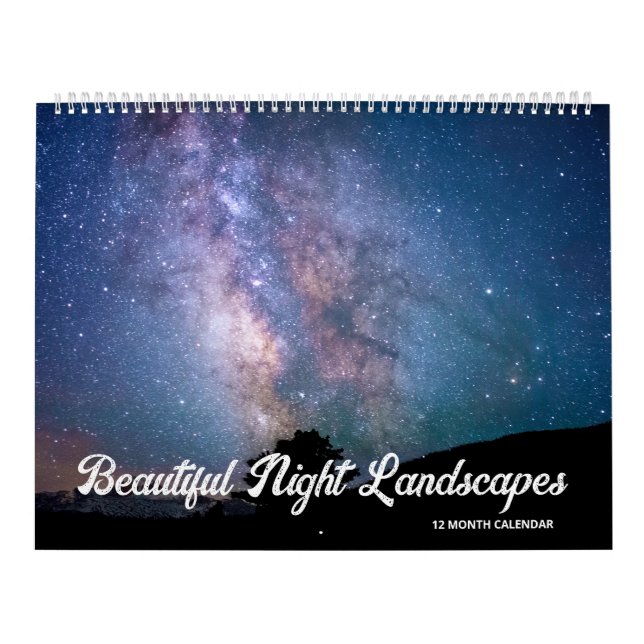 Beautiful Night Landscapes Calendar (Cover)