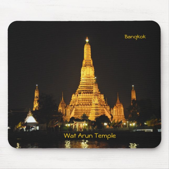 Beautiful night view of Bangkok Mouse Mat (Front)
