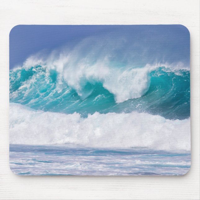 Beautiful North Shore Beach Honolulu Hawaii Mouse Mat (Front)