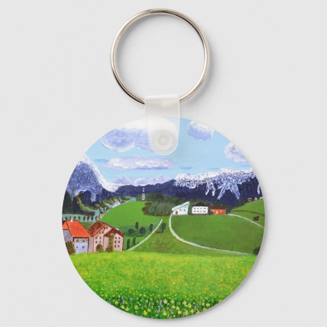 Beautiful Norway Key Ring (Front)