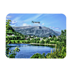 Beautiful Norway, scenic landscape Magnet