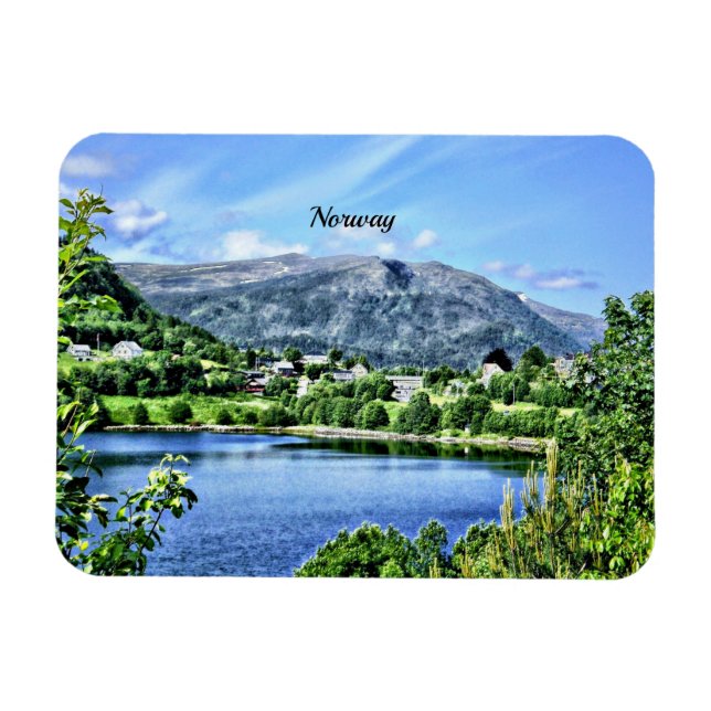 Beautiful Norway, scenic landscape Magnet (Horizontal)
