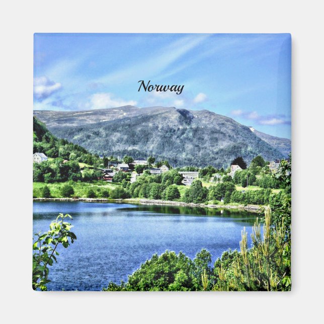Beautiful Norway, scenic landscape Magnet (Front)