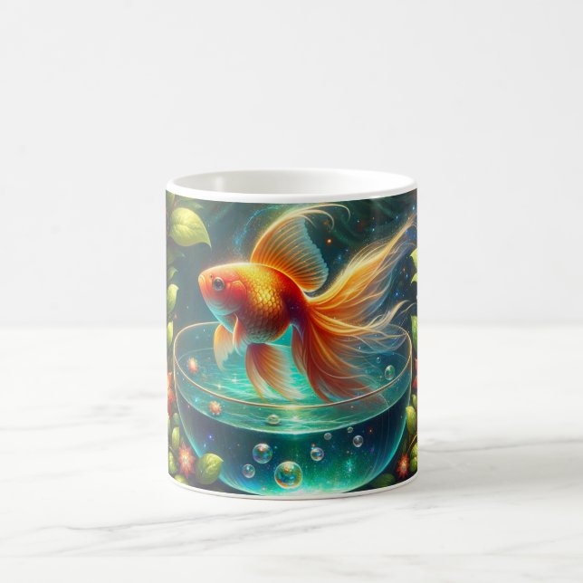 Beautiful Nowruz Goldfish Coffee Mug (Center)