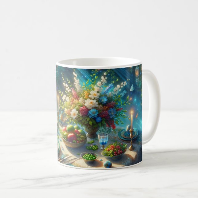 Beautiful Nowruz Table Coffee Mug (Front Right)