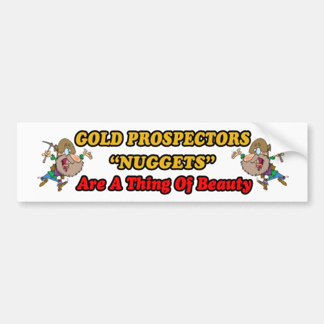 Beautiful Nuggets Bumper Sticker (Front)