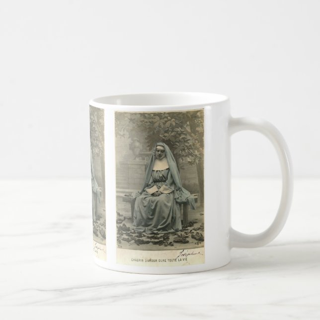 beautiful nun coffee mug (Right)