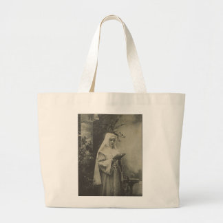 Beautiful Nun Large Tote Bag