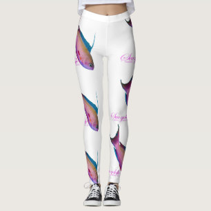 Beautiful nuptial colouring for the Sea goldy Leggings