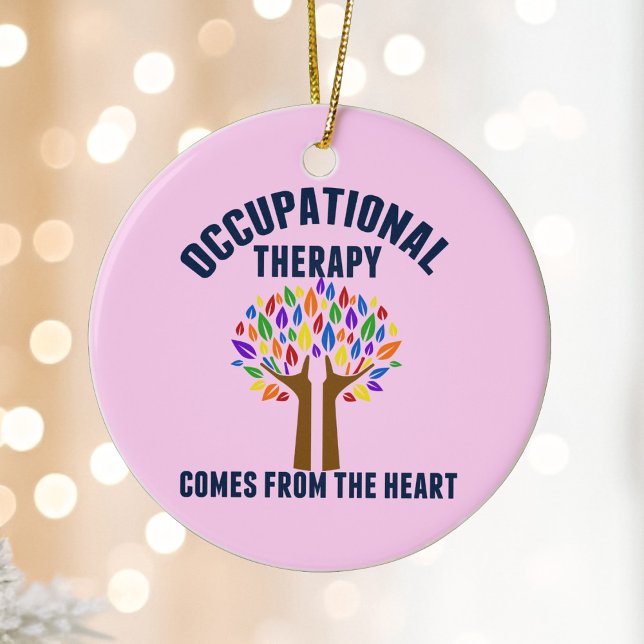Beautiful Occupational Therapy Tree Quote Ceramic Tree Decoration (Creator Uploaded)