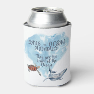 Beautiful Ocean Animals Description Can Cooler