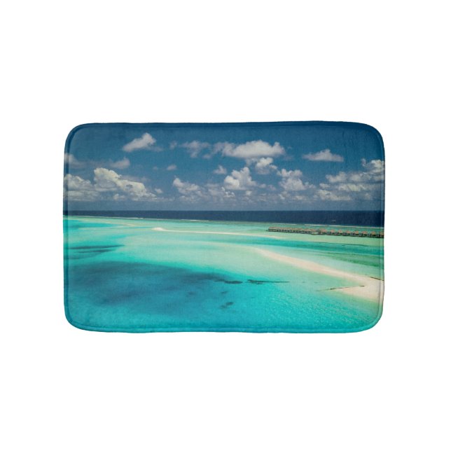Beautiful Ocean Creatures Bath Mat (Front)