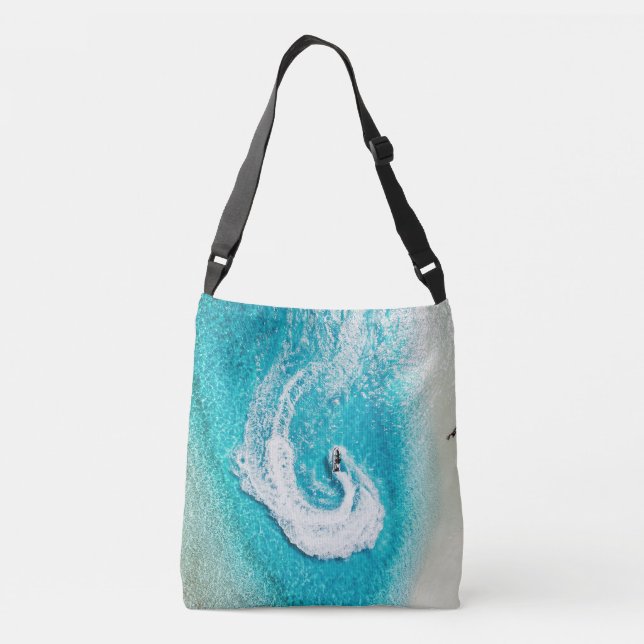 Beautiful Ocean Creatures Crossbody Bag (Back)
