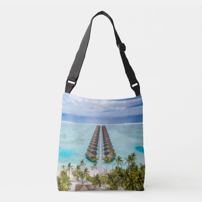 Beautiful Ocean Creatures Crossbody Bag (Front)