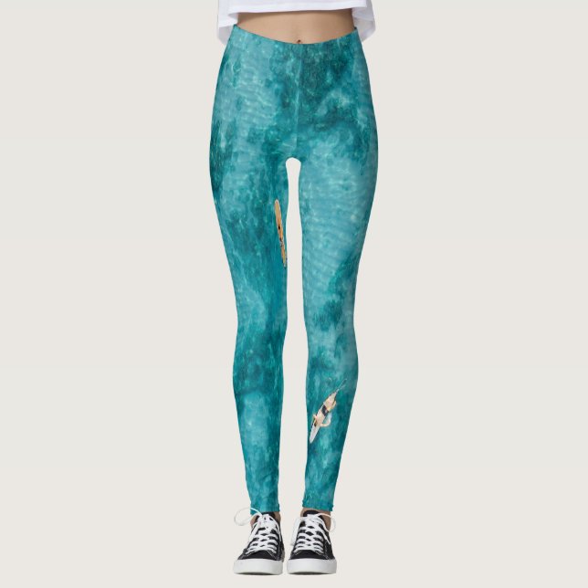 Beautiful Ocean Creatures Leggings (Front)