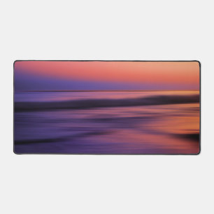 Beautiful Ocean Sunset Photograph Desk Mat