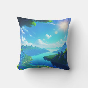 Beautiful Ocean view pillow cushion