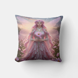 Beautiful October Opal Fairy Cushion