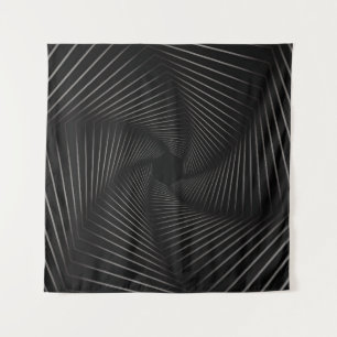 Beautiful of geometric line art abstract backgroun tapestry
