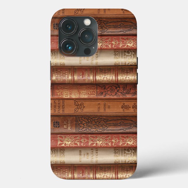 Beautiful Old Book Spines Case-Mate iPhone Case (Back)