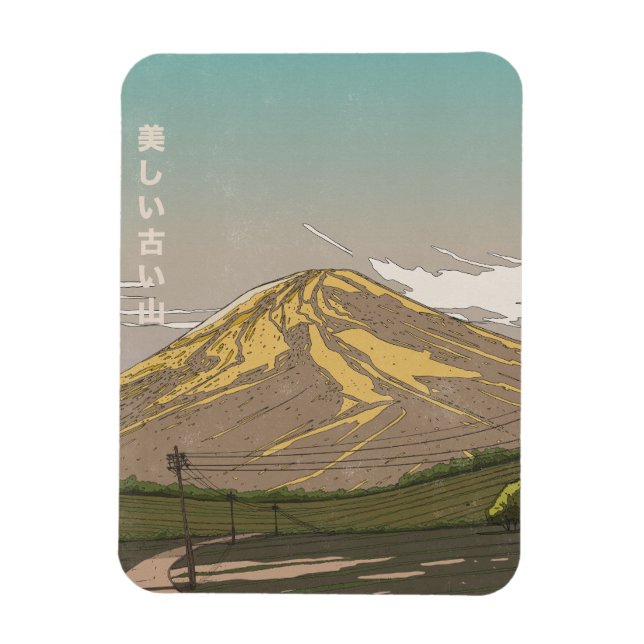 Beautiful Old Mountain Magnet (Vertical)