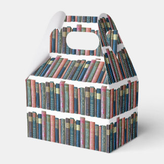 Beautiful old vintage books, book spines favour box