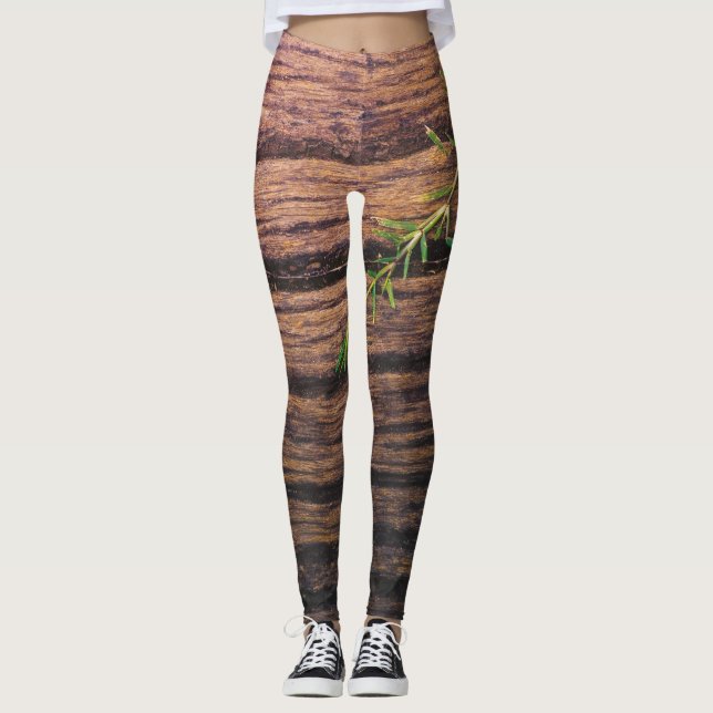 beautiful old wood leggings (Front)
