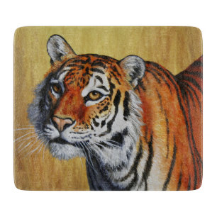 Beautiful Orange Bengal Tiger Cutting Board