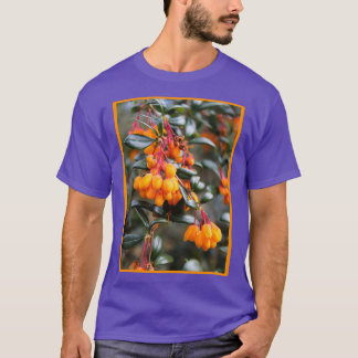 Beautiful Orange Darwins Barberry Flowers 1 T-Shirt