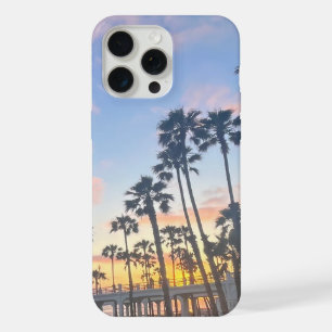 Beautiful Orange Sunset in Oceanside California iPhone 15 Pro Max Case