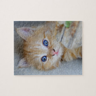 Beautiful Orange Tabby Kitten Jigsaw Puzzle