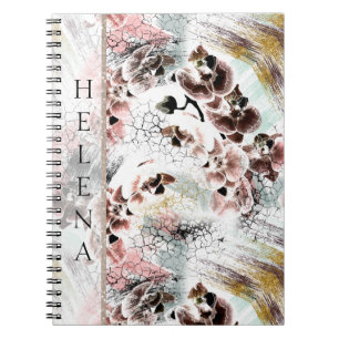 Beautiful orchid stylish notebook