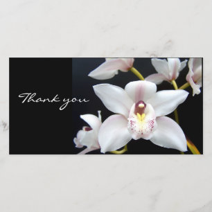 Beautiful Orchid thank you Card