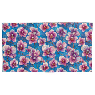 Beautiful Orchids flowers Pillowcase