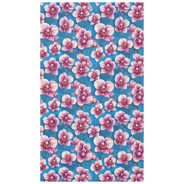 Beautiful Orchids flowers Tablecloth (Front)