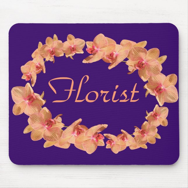 Beautiful orchids mouse mat (Front)
