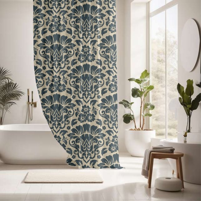 Beautiful ornamental decorative shower curtain (Creator Uploaded)