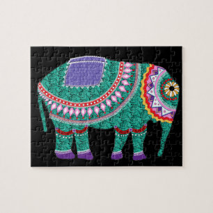 Beautiful Ornate Elephant Jigsaw Puzzle