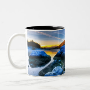 Beautiful Outdoor Mountain sunset cup