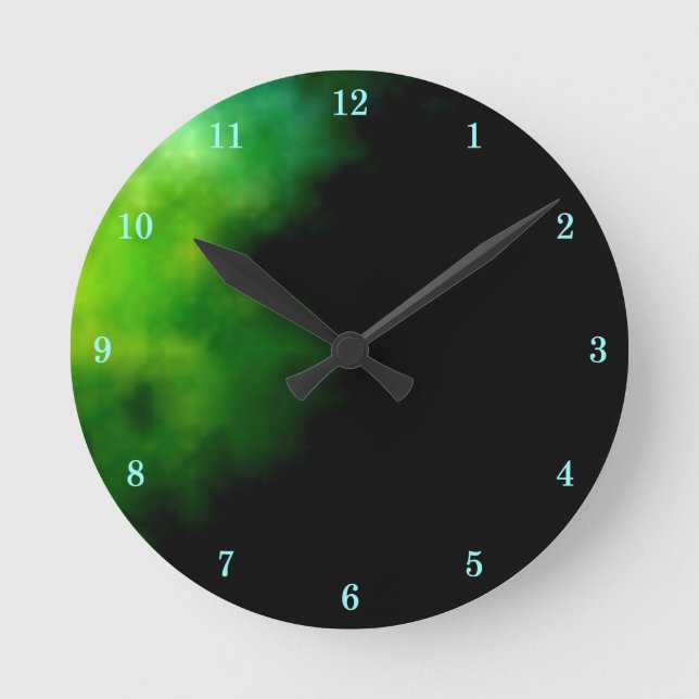 Beautiful Outer Space Wall Clock (Front)